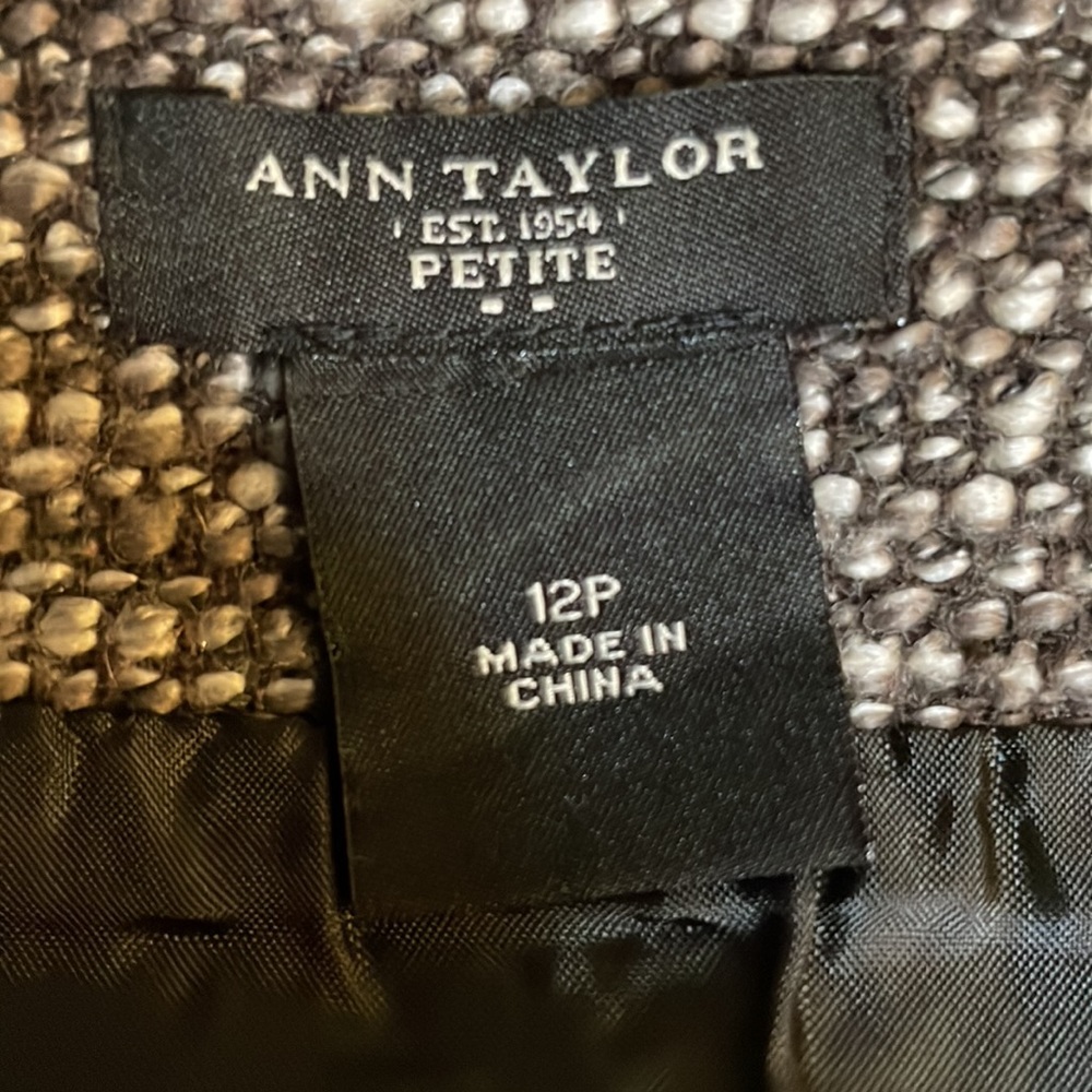 Ann Taylor Size 12 Petite Wool Skirt - Picture 4 of 5